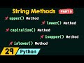 String Methods in Python (Part 5)
