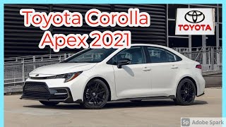 Toyota Corolla Apex 2021 | Toyota Apex Edition Aims for the Curves in Bold Style.