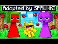 Adopted by a SPRUNKI FAMILY in Minecraft!