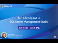 GitHub Copilot in SSMS: Applying T-SQL changes in the Query Editor