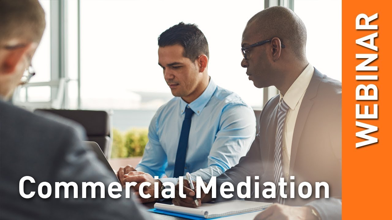 Webinar Commercial Mediation Youtube