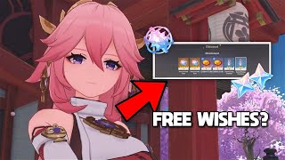 WHAT?! People are getting FREE wishes in genshin?