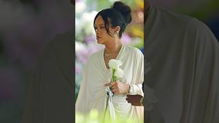 #Rihanna For Her Fathers Funeral In Barbados 🇧🇧🤍🙏🏽 #RiotRose #ASAPRocky #RZA
