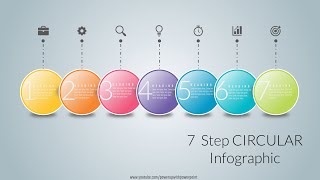 18.Create 7 Step CIRCULAR Infographic|Powerpoint Infographics|Graphic design|Free Template