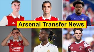 Arsenal Confirmed Transfer And Rumours 2023  | Kiwior, Trossard, Fresneda, Camavinga, Diaby Rice