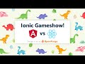 Which is better?  Angular Vs React Gameshow!