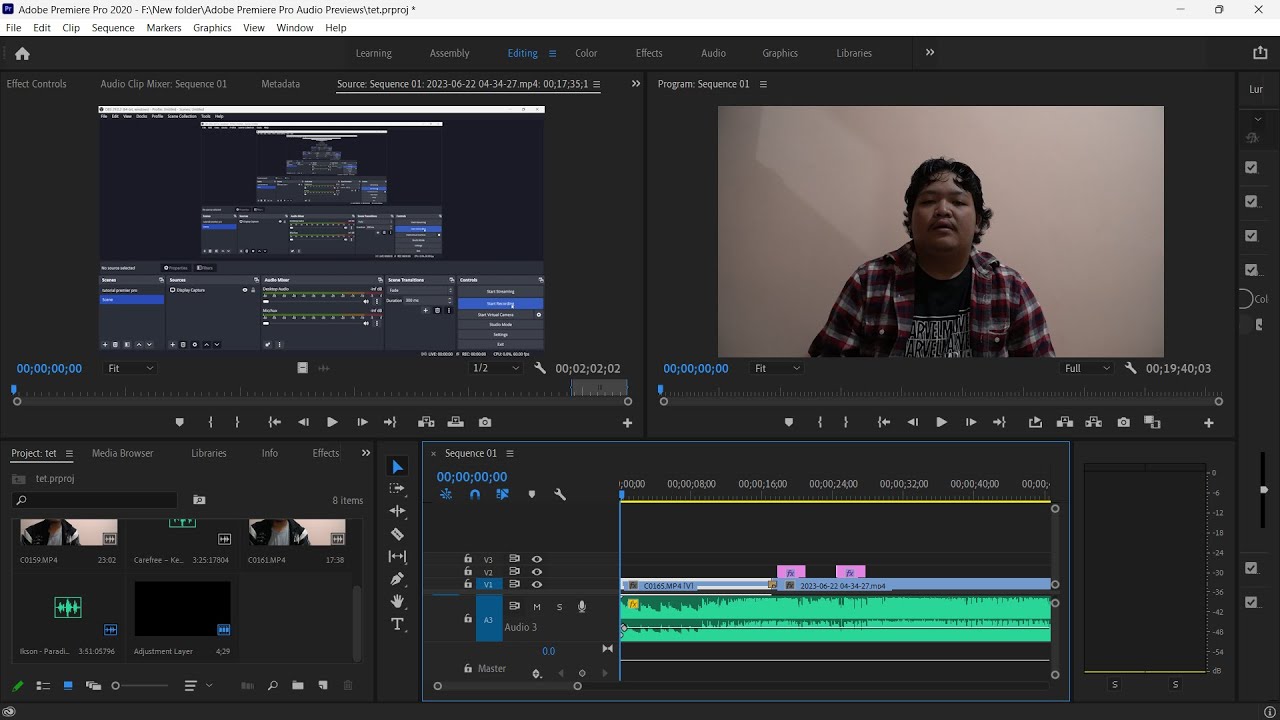 Tutorial Basic Editing Adobe Premier Pro Youtube