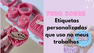 Etiqueta personalizada para kit higiene e chaveiros