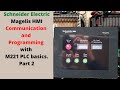 Schneider Electric Magelis HMI communication and programming with M221 PLC basics. Part 2. Eng