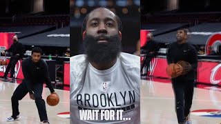 Kyrie Irving Returns For His First Start With Kevin Durant & James Harden At Brooklyn Nets