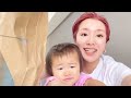 【vlog🧡卓球カフェ u0026バー パレット】子連れでミナミは絶対ここ🤣　子連れランチ楽勝☕️ 大阪心斎橋　ベビーzara購入品👗