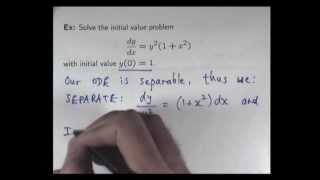 How to solve initial value problems