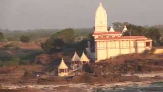 Beautiful riverside temple