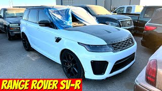 Copart Walk Around 12-22-21 + 2021 Range Rover SVR!! INSANE!!