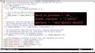 Hangman Solver, Part 1: Writing the Lua Code