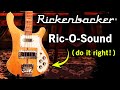 How to record the Rickenbacker Bass Ric-O-Sound ► Home Music Studio Tips