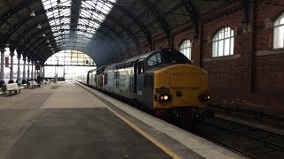 *THRASH* 37259+37605 Thrashes through Darlington working the 1Z67 Cardiff Central to Inverness