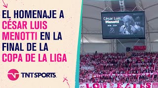 Emotivo homenaje a César Luis Menotti 🇦🇷⚽