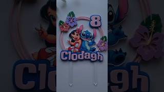Lilo and Stitch cake topper 🌺#lilo #stitch #liloandstitch #cartoon #disney #cake #topper