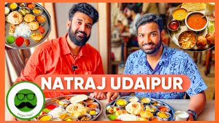 Famous Natraj Thali in Udaipur Food Tour | Veggie Paaji