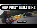 GIRLS FIRST TIME ON BUILT MOTORCYCLE!!! | FIRST RIDE BUILT KAWASAKI ZX10R