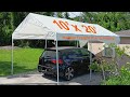 Harbor Freight $109 car canopy ~ howididit ~