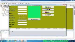 29. JAVA And MySQL (CRUD) Project - GUI - How To Populate JTable From Mysql Database