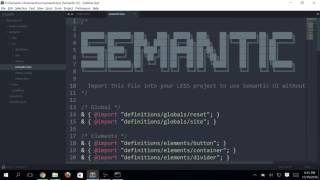 Semantic UI - Theming