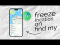 How to Freeze Location on Find My iPhone (tutorial)