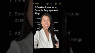 3 Golden Rules for a Durable Engagement Ring #engagementring