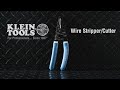 klein kurve® wire stripper cutter for solid u0026 stranded wire