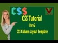 CSS Tutorial Part-2_CSS Column Layout Template