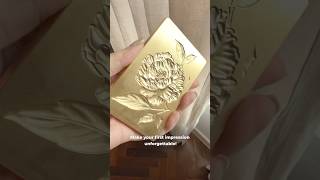 Sculpted Embossing Business cards - See the entire printing process!