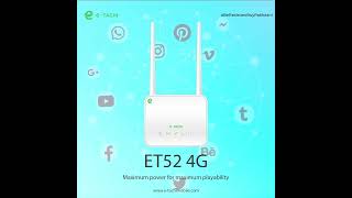 ET 52 Wifi Router | E-TACHI Mobile