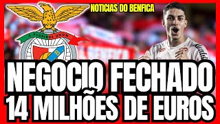 🔴💥 CONFIRMADO! SURPREENDEU TODOS! 14 MILHÕES DE EUROS! NOTÍCIAS DO BENFICA