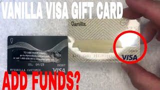 ✅ Can You Add Money To Vanilla Visa Debit Gift Card? 🔴