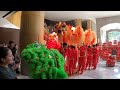 sáng mùng 1 tết tinh anh Đường full show hotel new world dragon lion dance 2025 full clip