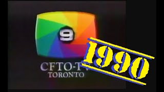 Canadian TV Commercial Breaks from 1990 on CFTO - TV - VHS