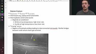 Fracture characteristics of ceramics, polymers, and metals