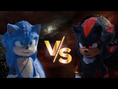 Sonic Movie Vs Shadow Project Shadow Youtube