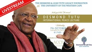 5th annual Desmond Tutu lecture international peace lecture
