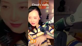 鸽子#electric violin#music2024，上海小提琴教师顾芸小姐#violinist ,抖音号：Cloud15951