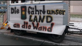 Bauernprotest in Erfurt 08.01.2024 - Großdemonstration der Bauern, Fuhrunternehmen, u.a. - Teil 2