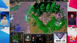 WCA2016 Pro S1 Warcraft III Group Stage 120 VS ZDR