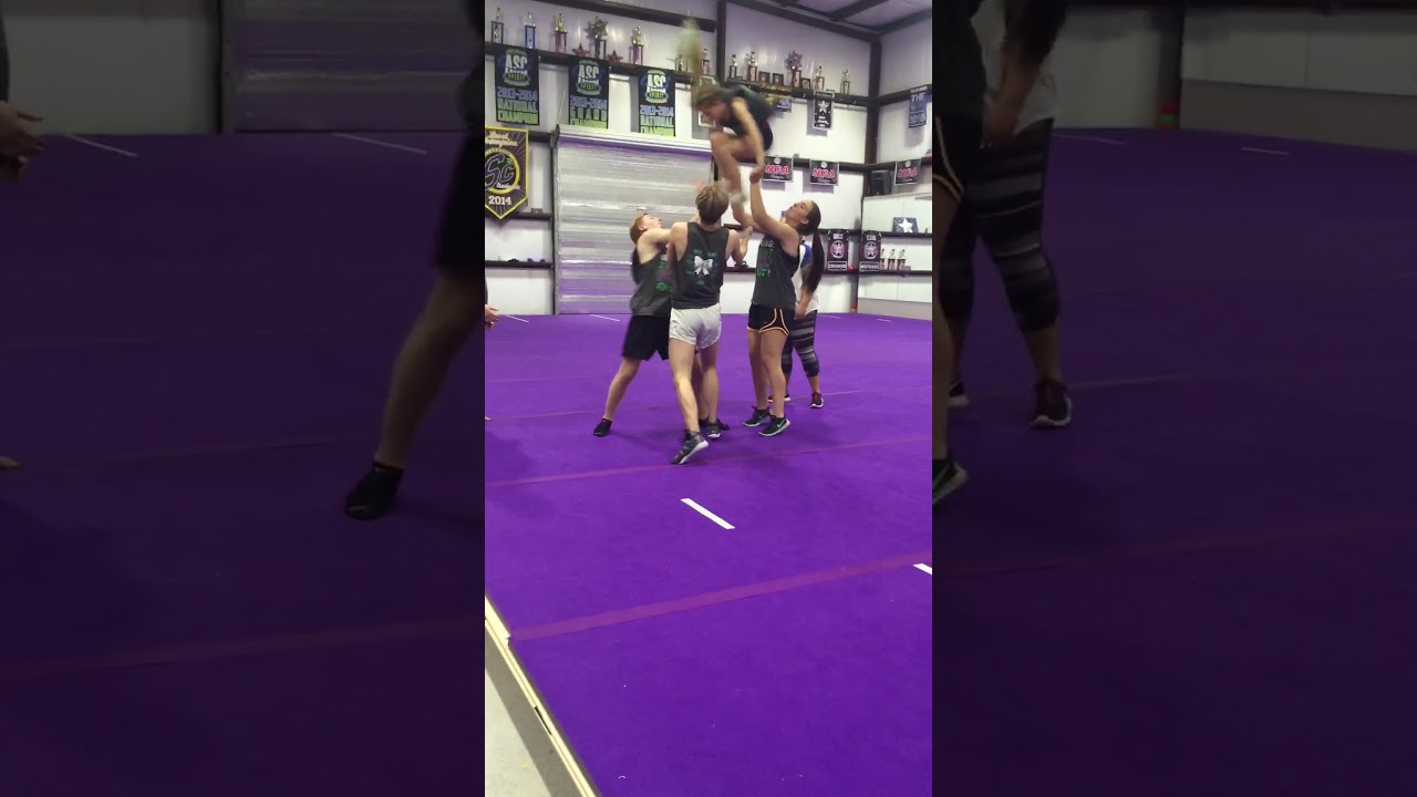 Cheer Stunt Fail Youtube