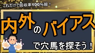 【これだけで回収率100％超えます。】内外トラックバイアスの判断方法【競馬初心者講座#3】