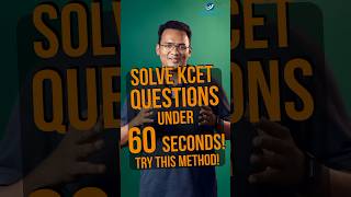 Solving KCET Questions in Under 60 Seconds: Speed Tips and Techniques #shorts #exampreparation
