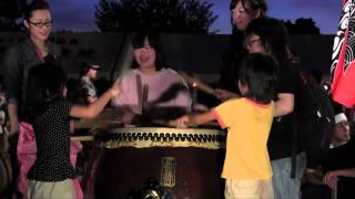 太鼓体験コーナー第34回みんなの広場夏祭り（2012 08 25 土）