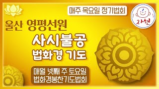 울산 영평선원 사시불공 라이브