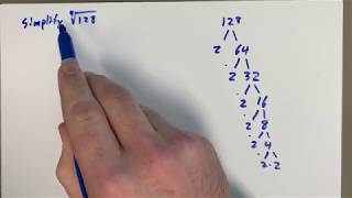 Ex 2: How to Simplify Radical Expressions Using Factor Trees